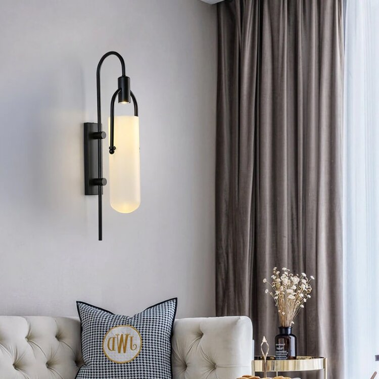 Настенный светильник Delight Collection B6066W/S black/white