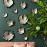 Настенный декор Phillips Collection Lotus Leaf Wall Tile Silver, 3 шт