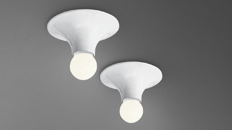 Настенный/Потолочный светильник Artemide Teti Anthracite grey
