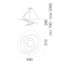 Люстра Artemide Pirce LED White