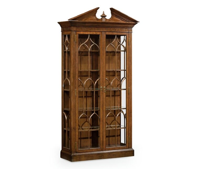 Витрина Jonathan Charles Glazed Walnut Display Cabinet
