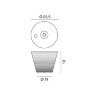 Настольная лампа Rotaliana Multipot black pearl