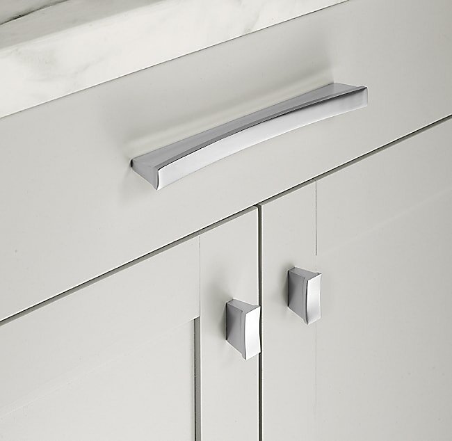 Ручка-кнопка Restoration Hardware Jules L.3.2 Satin Nickel