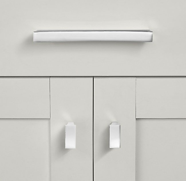 Ручка-кнопка Restoration Hardware Jules L.3.2 Satin Nickel