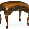 Оттоманка Jonathan Charles Carved & Pierced Walnut Footstool