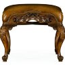Оттоманка Jonathan Charles Carved & Pierced Walnut Footstool