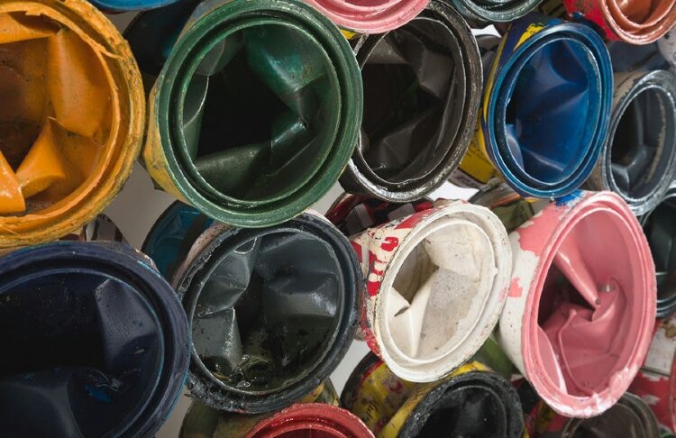 Настенный декор Phillips Collection Paint Can Wall Art