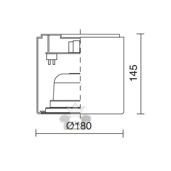 Встраиваемый светильник Side 63002