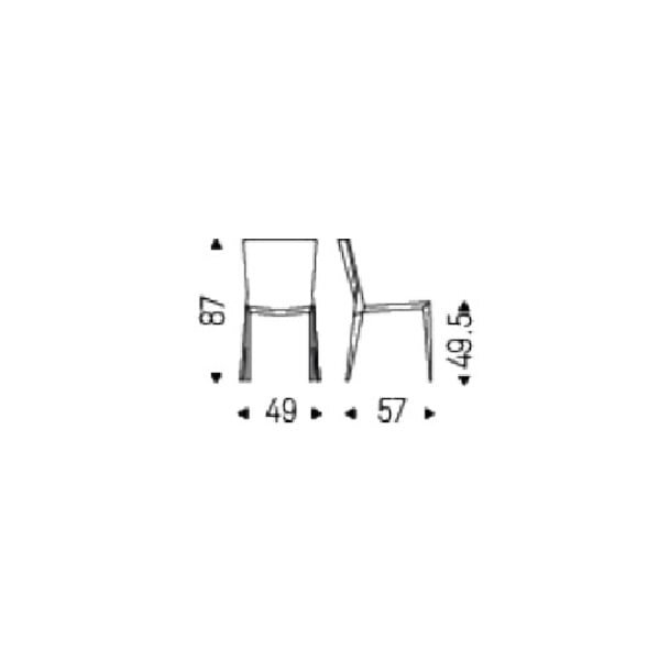 Стул Cattelan Italia Beverly Bianco