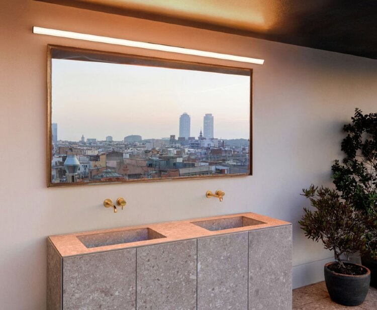 Настенный/Потолочный светильник Vibia Spa 5975 Black