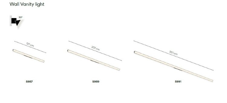 Настенный/Потолочный светильник Vibia Spa 5975 Black