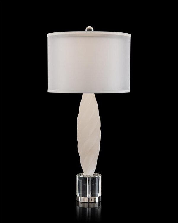 Настольная лампа John-Richard Alabaster with Crystal Base Table Lamp