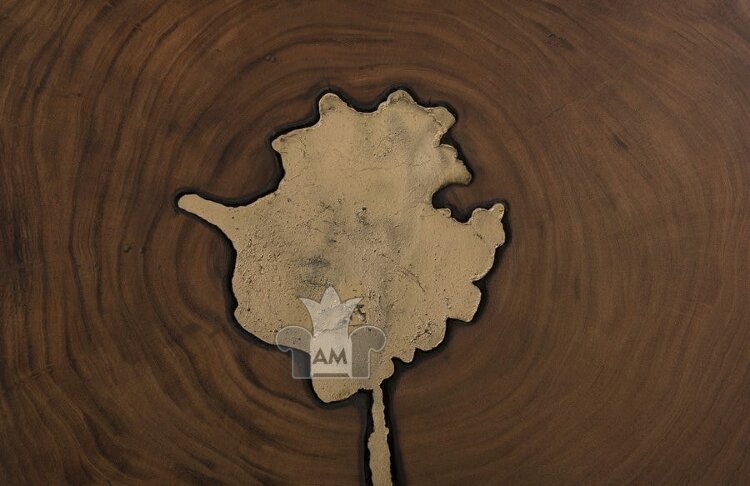 Коктейльный стол Phillips Collection Molten Coffee Table Brass