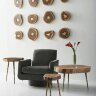 Коктейльный стол Phillips Collection Molten Coffee Table Brass