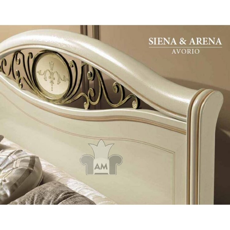 Кровать Siena Avorio Ferro Camelgroup, 160 см без изножья