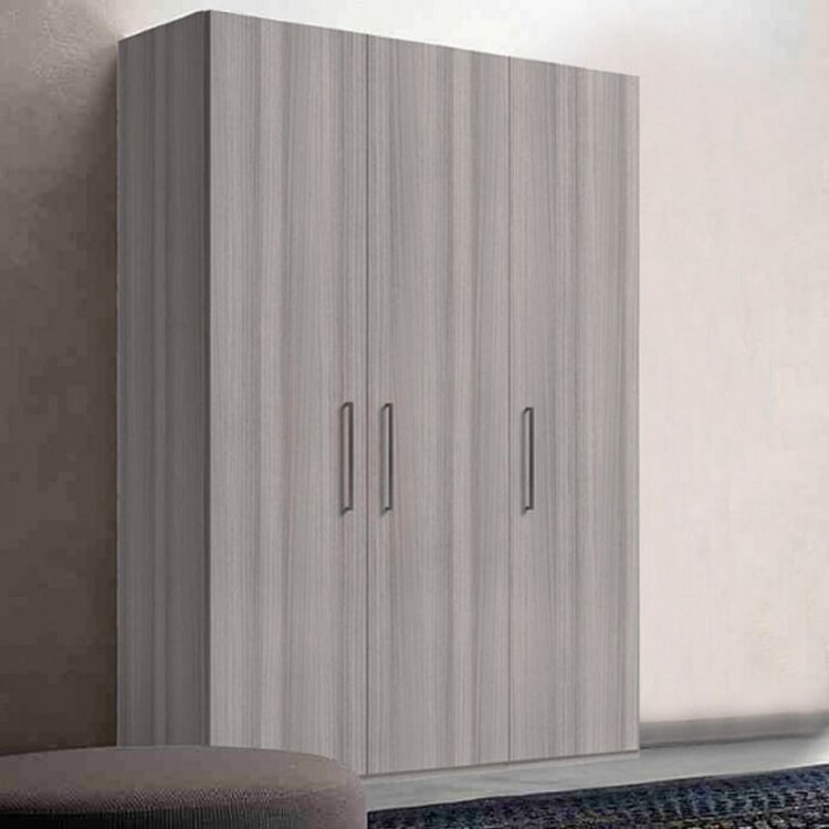 Шкаф 3-дверный Status Italy Mia Silver Grey, MIBGRAR03