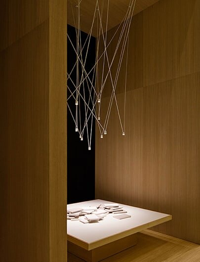 Подвесной светильник Vibia Match Example 1 Graphite