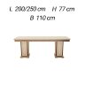 Обеденный стол 200/250х110 Arredo Classic Fantasia раскладной Обеденный стол 200/250х110 Arredo Classic Fantasia раскладной