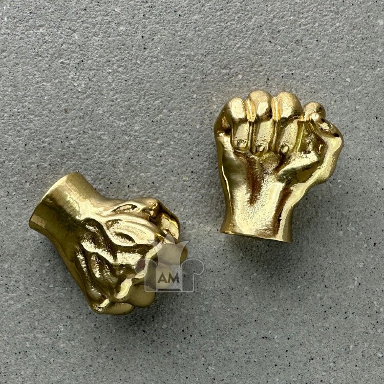 Ручка-кнопка Delight Collection MOS004 brass