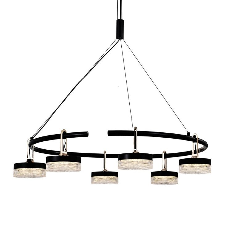 Люстра Delight Collection P0855-6C black
