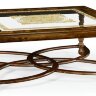 Коктейльный стол Jonathan Charles Square Oyster & Eglomise Coffee Table