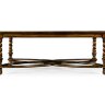 Коктейльный стол Jonathan Charles Square Oyster & Eglomise Coffee Table