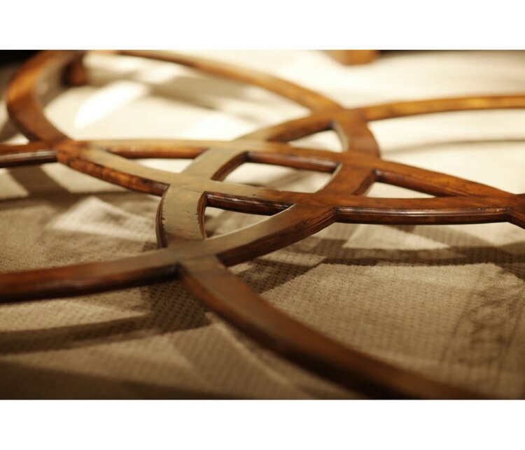 Коктейльный стол Jonathan Charles Square Oyster & Eglomise Coffee Table