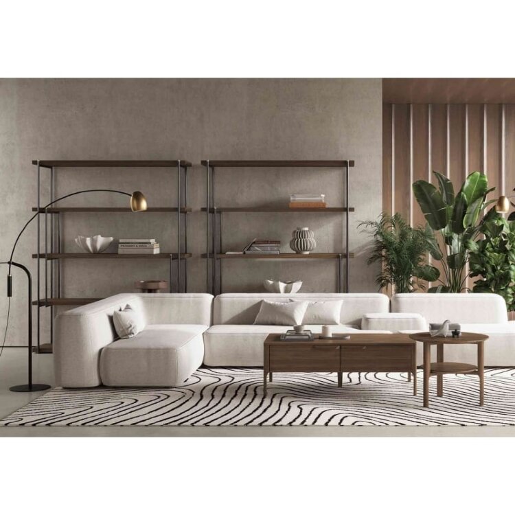 Столик приставной MOD Interiors Ronda, 60x60, Орех F, MDI.ST.RD.110