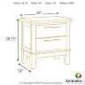 B594-92 Прикроватная тумбочка Ralene, Ashley Furniture B594-92 Прикроватная тумбочка Ralene, Ashley Furniture