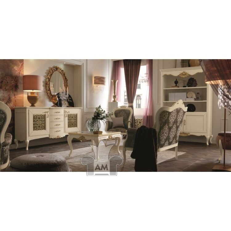 Журнальный стол Giorgio Casa Memorie Veneziane, 80х80 квадратный 468