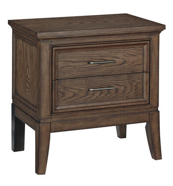 B646-92 Прикроватная тумбочка (2 ящика) Mardinny- Medium Brown