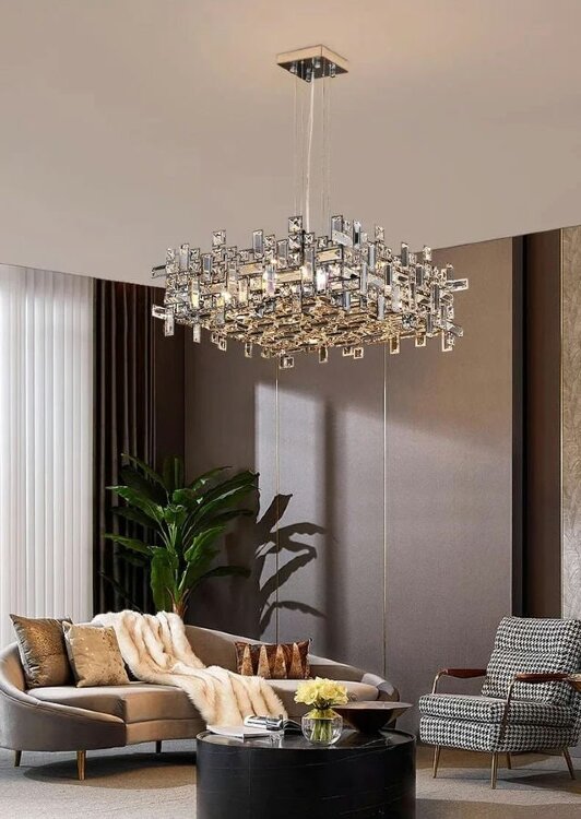 Люстра Delight Collection P7838-W50 chrome