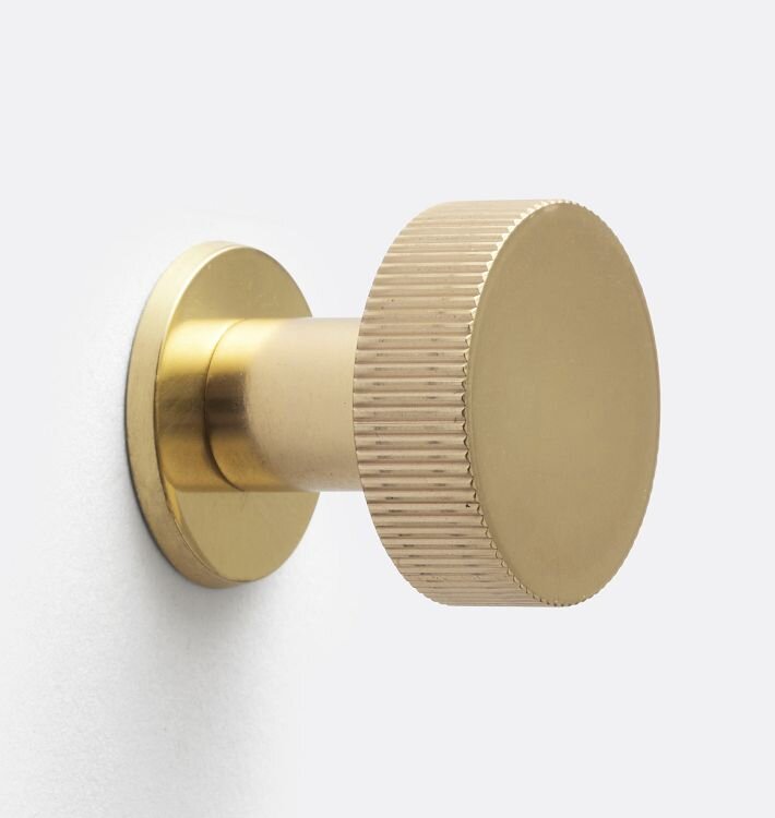 Ручка-кнопка Rejuvenation West Slope with Round Backplate Oil-Rubbed Bronze