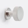 Ручка-кнопка Rejuvenation West Slope with Round Backplate Oil-Rubbed Bronze
