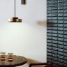 Настенный светильник Contardi Discus AP S black//brass Настенный светильник Contardi Discus AP S black//brass