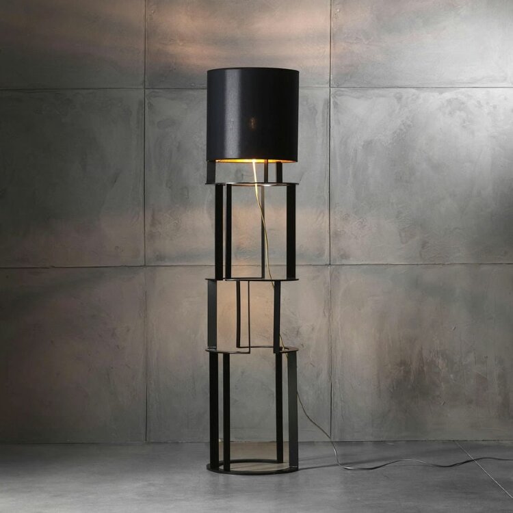 Торшер Chelini Rooky Black