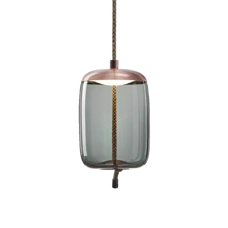 Подвесной светильник Delight Collection Knot B copper/blue