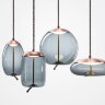 Подвесной светильник Delight Collection Knot B copper/blue