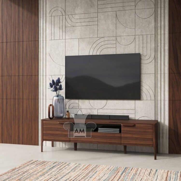 Тумба ТВ MOD Interiors Ronda, 180х45 см, Грецкий орех, MDI.TV.RD.57