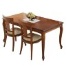 Обеденный стол Disemobel Classic, 160/226 см, раздвижной, вишня/орех, 630