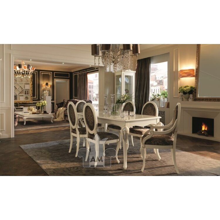 Стол обеденный Giorgio Casa Memorie Veneziane 170/230х95, прямоугольный раскладной T51