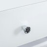 Консоль 2 ящика белая/хром см Garda Decor KFG103