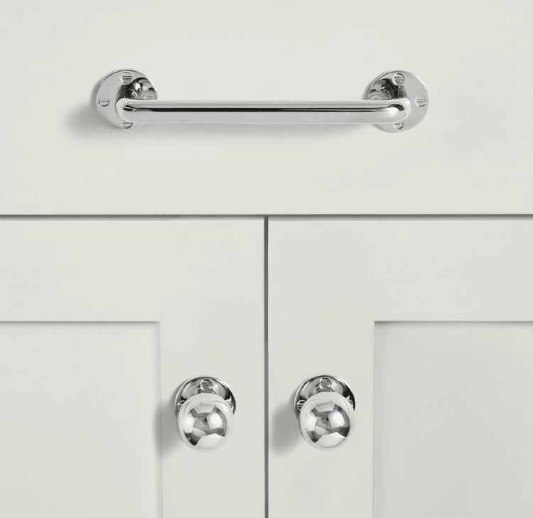 Ручка-скоба Restoration Hardware Chaillot L.10.2cm Polished Nickel
