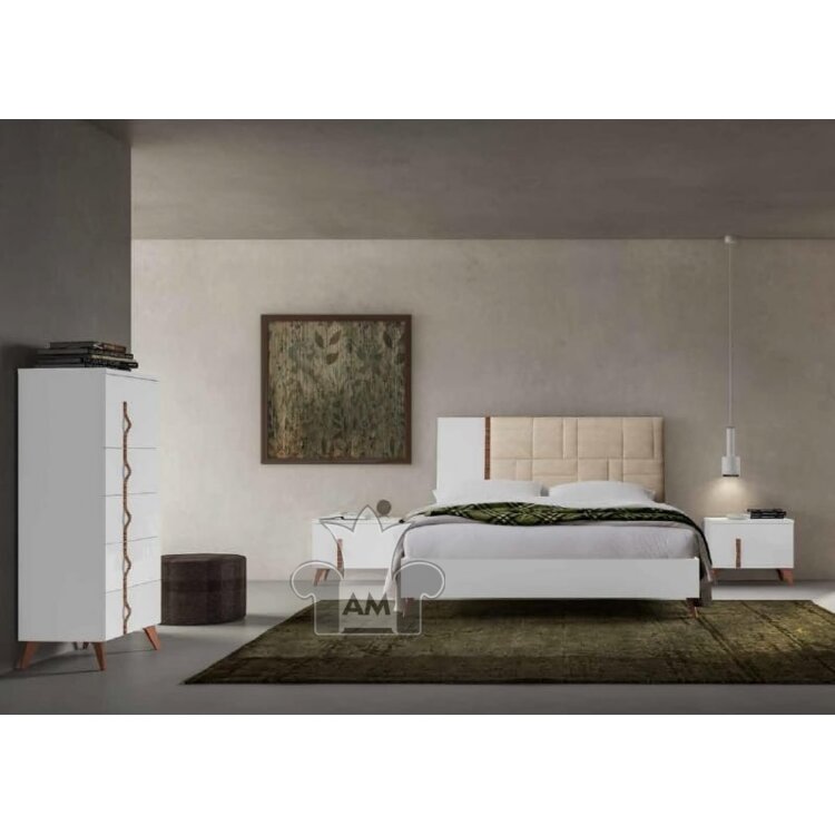 Кровать 160x203 Status Sirio White без обивки