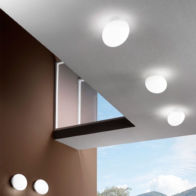 Настенный/Потолочный светильник Foscarini Gregg Midi white