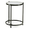 Декоративный стол Jonathan Charles Eglomise & Bronze Iron Round Nest