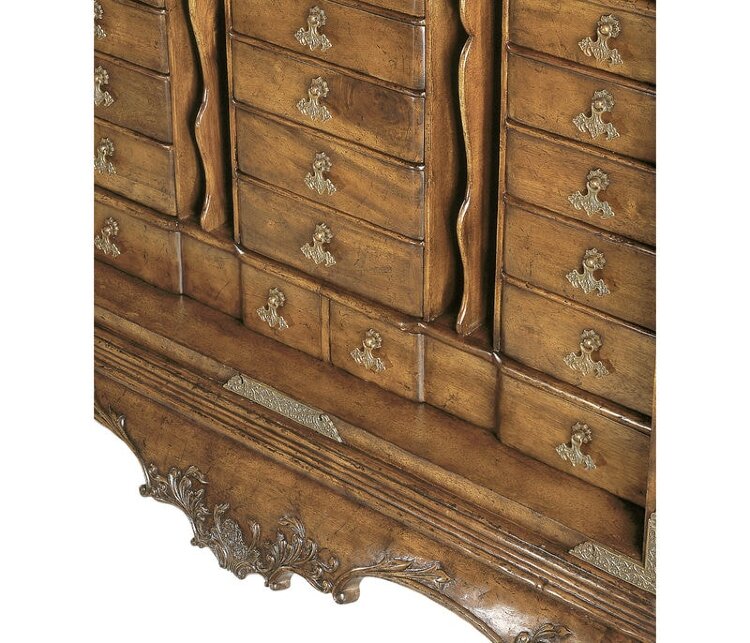 Буфет Jonathan Charles Queen Anne Walnut & Satinwood Writing Cabinet
