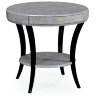 Декоративный стол Jonathan Charles White Smoke Eggshell Round Side Table