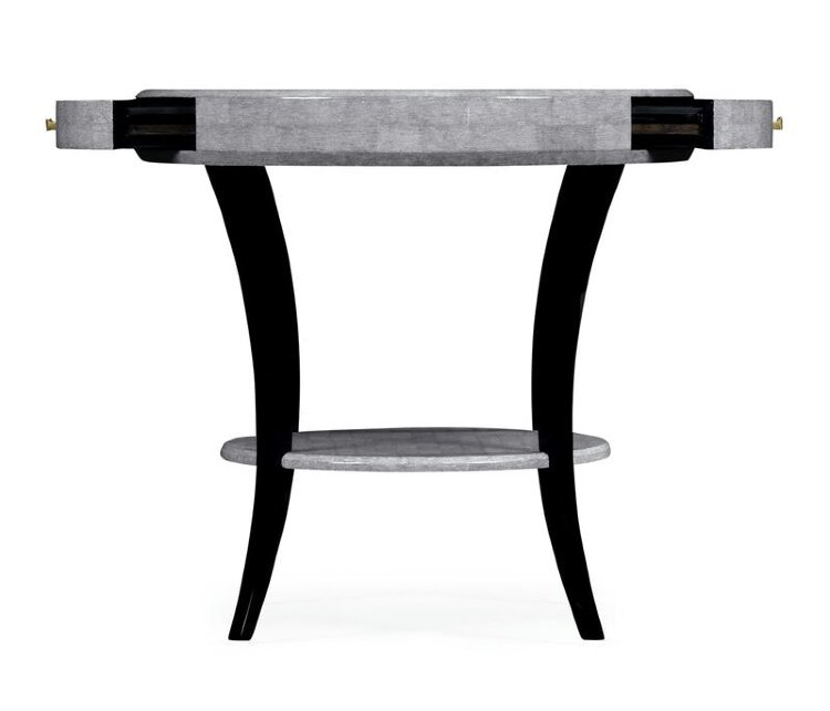 Декоративный стол Jonathan Charles White Smoke Eggshell Round Side Table