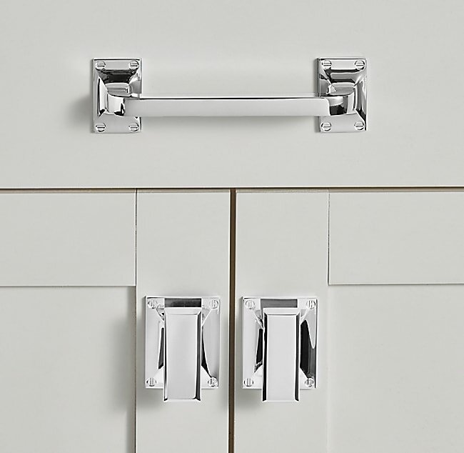 Ручка-кнопка Restoration Hardware Marais Small Bronze
